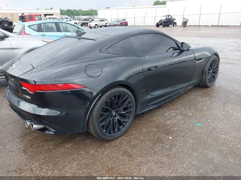 2016 Jaguar F-type VIN SAJWJ6DL3GMK27251 IAAI salvage auction — SIDE, Salvage (Oklahoma), sold $15,600 on 2026-08-19 (photo 4)