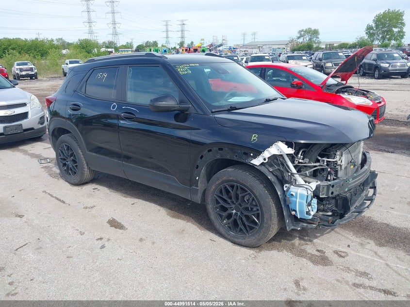 2023 Chevrolet Trailblazer VIN KL79MPSL4PB103414 IAAI salvage auction — FRONT & REAR, Salvage (Illinois), sold $3,850 on 2026-07-20 (photo 1)