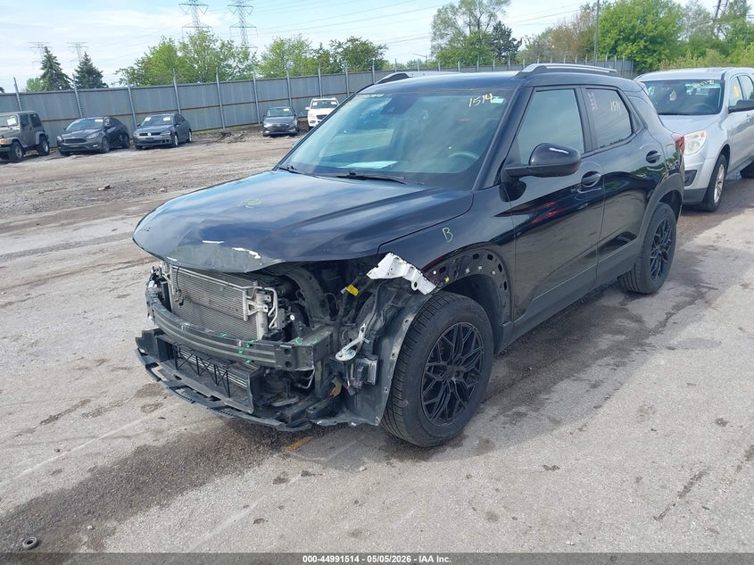 2023 Chevrolet Trailblazer VIN KL79MPSL4PB103414 IAAI salvage auction — FRONT & REAR, Salvage (Illinois), sold $3,850 on 2026-07-20 (photo 2)