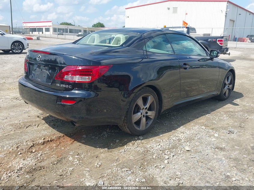 2010 Lexus Is 250c VIN JTHFF2C28A2506343 IAAI salvage auction — FRONT END, Salvage (Georgia), sold $1,150 on 2026-07-09 (photo 4)