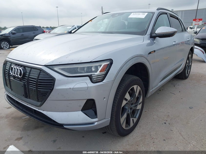 2021 Audi E-tron VIN WA1AAAGE0MB025624 IAAI salvage auction — REAR END, Original (Texas), sold $14,400 on 2026-07-23 (photo 2)