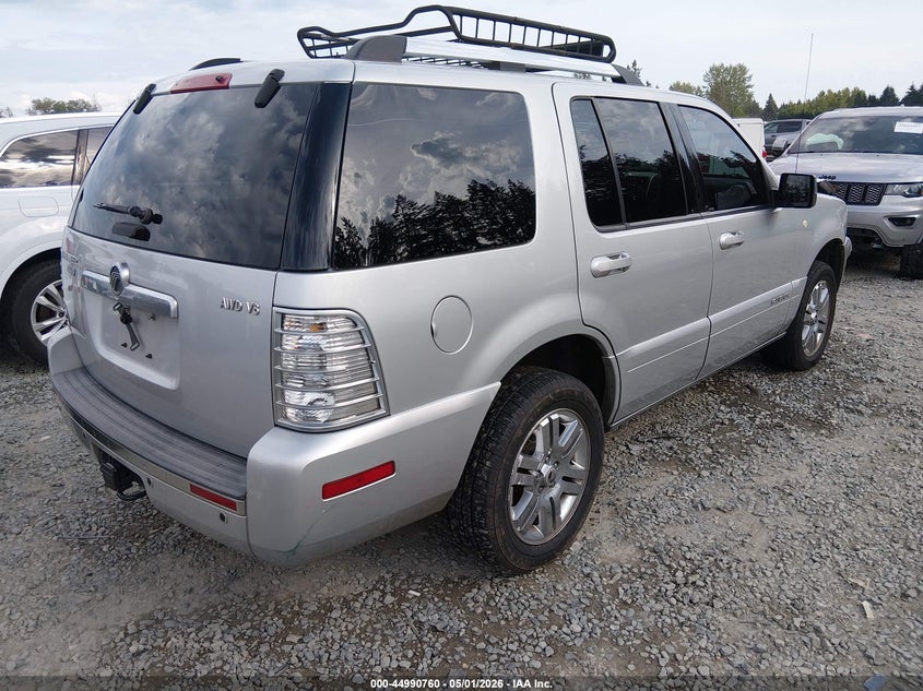 2010 Mercury Mountaineer VIN 4M2EN4J89AUJ04347 IAAI salvage auction — FRONT END, Bill Of Sale (Washington), sold $325 on 2026-07-22 (photo 4)