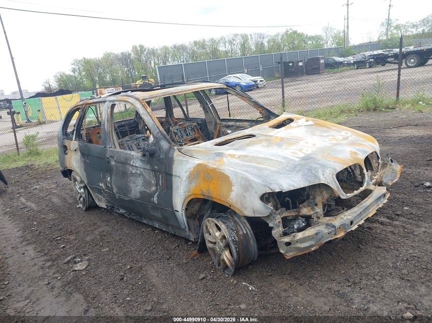 2006 BMW X5 VIN 5UXFA13516LY40556 IAAI salvage auction — TOTAL BURN, Bill Of Sale Destruction Only - Salvage (Ohio), sold $150 on 2026-07-14 (photo 1)