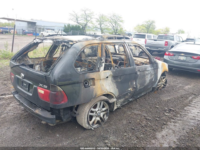 2006 BMW X5 VIN 5UXFA13516LY40556 IAAI salvage auction — TOTAL BURN, Bill Of Sale Destruction Only - Salvage (Ohio), sold $150 on 2026-07-14 (photo 4)