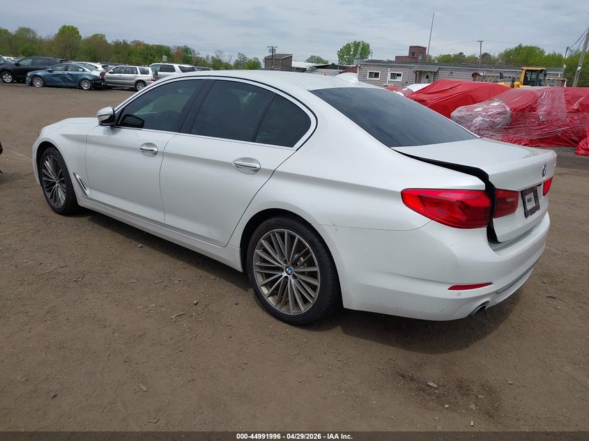 2018 BMW 5er VIN WBAJA5C55JG898073 IAAI salvage auction — ENGINE BURN, Salvage Title, sold $7,050 on 2026-07-15 (photo 3)