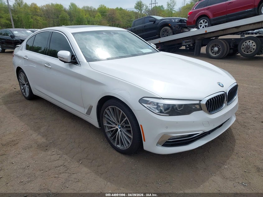 2018 BMW 5er VIN WBAJA5C55JG898073 IAAI salvage auction — ENGINE BURN, Salvage Title, sold $7,050 on 2026-07-15 (photo 6)