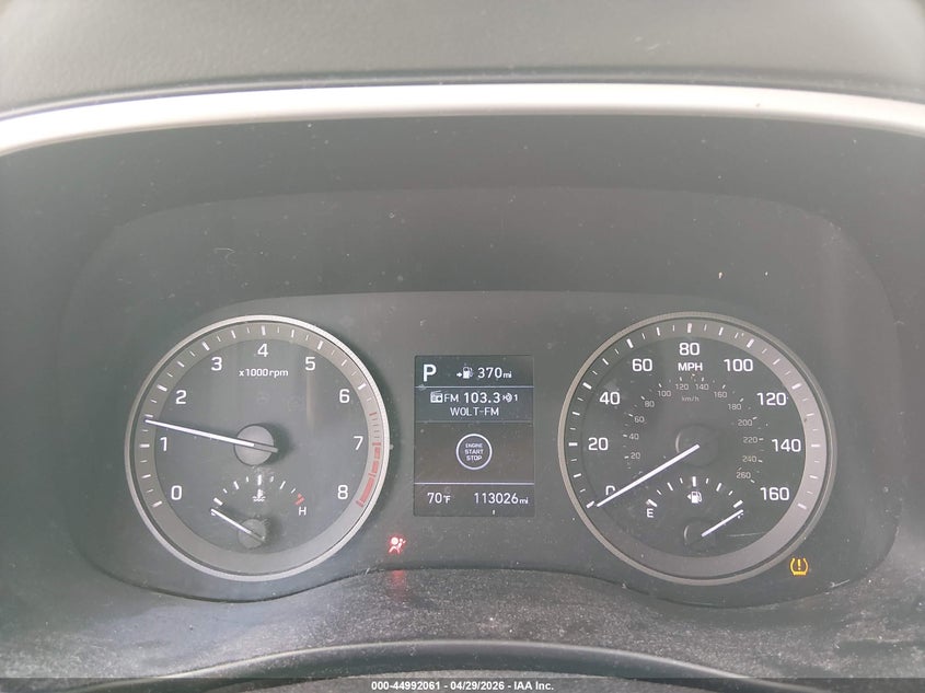 2020 Hyundai Tucson VIN KM8J33AL2LU254923 IAAI salvage auction — FRONT END, Salvage (Indiana), sold $2,950 on 2026-07-08 (photo 7)