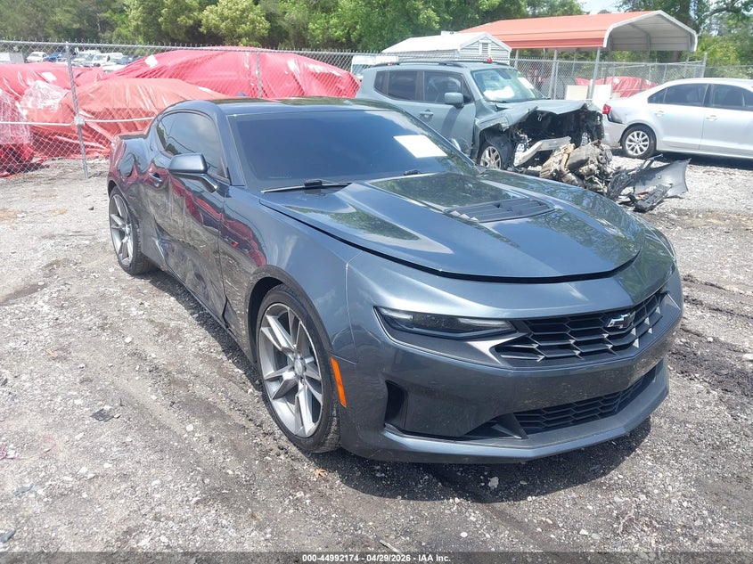 2020 Chevrolet Camaro VIN 1G1FF1R75L0128584 IAAI salvage auction — SIDE, Salvage Title, sold $8,400 on 2026-07-09 (photo 1)
