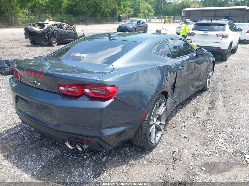 2020 Chevrolet Camaro VIN 1G1FF1R75L0128584 IAAI salvage auction — SIDE, Salvage Title, sold $8,400 on 2026-07-09 (photo 4)
