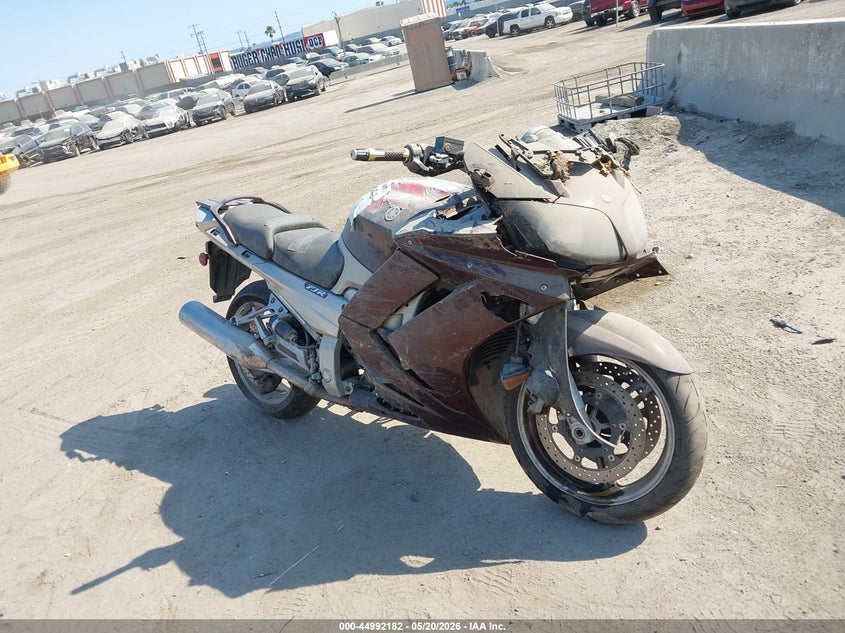 2007 Yamaha Fjr 1300 VIN JYARP15E27A002331 IAAI salvage auction — FRONT END, Salvage (California), sold $650 on 2026-07-08 (photo 1)