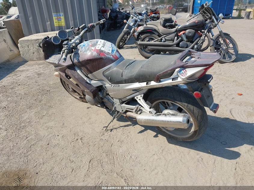 2007 Yamaha Fjr 1300 VIN JYARP15E27A002331 IAAI salvage auction — FRONT END, Salvage (California), sold $650 on 2026-07-08 (photo 3)