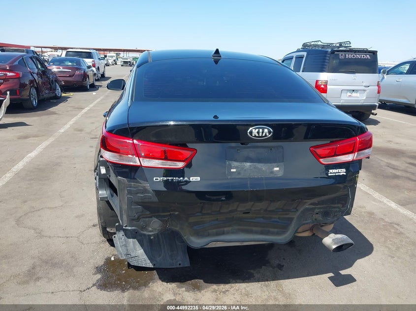 2019 Kia Optima VIN 5XXGT4L33KG332096 IAAI salvage auction — REAR END, Salvage Title, sold $2,600 on 2026-08-01 (photo 6)