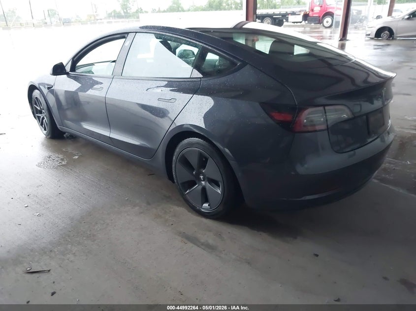 2021 Tesla Model 3 VIN 5YJ3E1EA7MF016497 IAAI salvage auction — RIGHT SIDE, Original (Texas), sold $11,350 on 2026-07-23 (photo 3)
