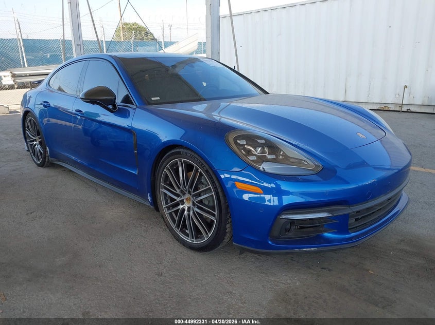 2017 Porsche Panamera VIN WP0AB2A77HL120801 IAAI salvage auction — LEFT REAR, Salvage (California), sold $22,800 on 2026-07-13 (photo 1)