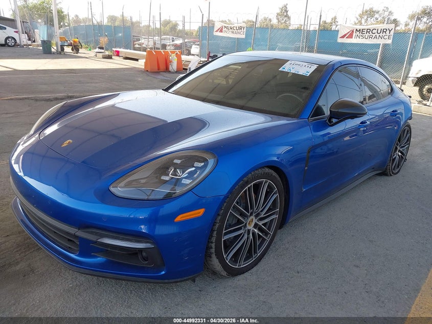 2017 Porsche Panamera VIN WP0AB2A77HL120801 IAAI salvage auction — LEFT REAR, Salvage (California), sold $22,800 on 2026-07-13 (photo 2)