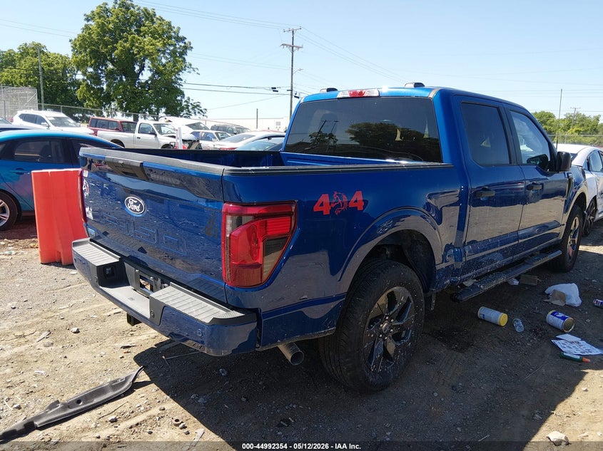 2025 Ford F-150 VIN 1FTFW2L56SKE92407 IAAI salvage auction — SIDE, Salvage (Tennessee), sold $16,700 on 2026-07-31 (photo 4)