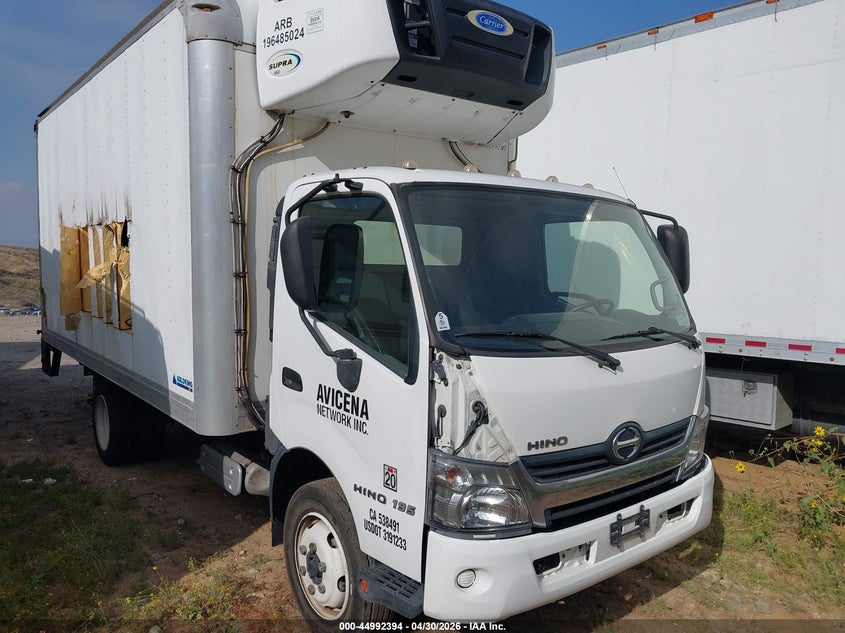 2018 Hino Xjc720/xfc720 VIN JHHRDM2H7JK005723 IAAI salvage auction — Unknown, Salvage (California), sold $2,600 on 2026-07-21 (photo 1)