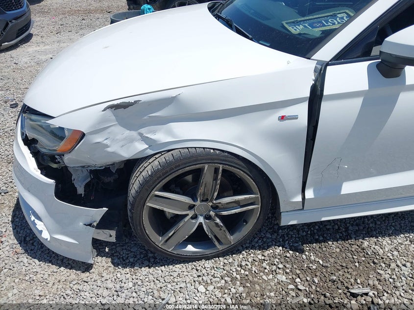 2016 Audi A3 VIN WAUA7GFF6G1070754 IAAI salvage auction — LEFT FRONT, Salvage (Tennessee), sold $1,200 on 2026-07-09 (photo 6)