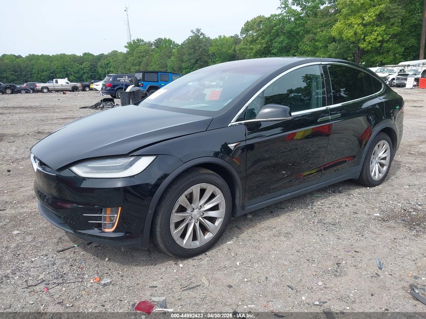 2020 Tesla Model x VIN 5YJXCDE26LF221325 IAAI salvage auction — REAR END, Salvage (Georgia), sold $9,100 on 2026-07-29 (photo 2)