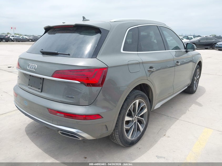 2023 Audi Q5 VIN WA1EAAFY0P2009523 IAAI salvage auction — LEFT FRONT, Original (Texas), sold $18,050 on 2026-07-20 (photo 4)