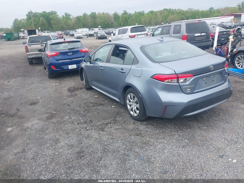 2021 Toyota Corolla VIN 5YFEPMAE6MP188392 IAAI salvage auction — RIGHT SIDE, Salvage - Greater Than 75% (Maryland), sold $3,850 on 2026-07-16 (photo 3)