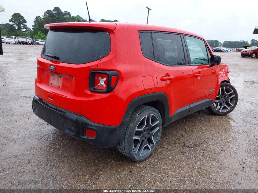 2021 Jeep Renegade VIN ZACNJCAB6MPM48700 IAAI salvage auction — RIGHT FRONT, Original (Texas), sold $2,150 on 2026-07-30 (photo 4)