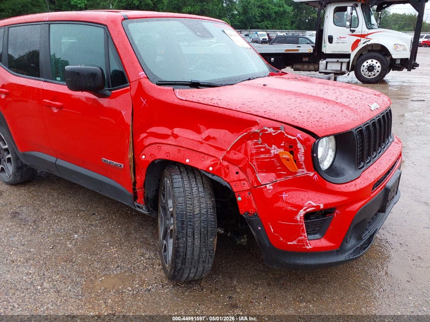 2021 Jeep Renegade VIN ZACNJCAB6MPM48700 IAAI salvage auction — RIGHT FRONT, Original (Texas), sold $2,150 on 2026-07-30 (photo 6)