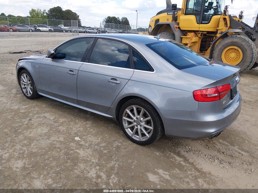 2015 Audi A4 VIN WAUAFAFL7FN017073 IAAI salvage auction — FRONT END, Salvage (Georgia), sold $1,400 on 2026-07-09 (photo 3)