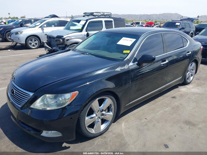 2007 Lexus Ls 460 VIN JTHGL46F575019552 IAAI salvage auction — LEFT FRONT, Salvage (Arizona), sold $950 on 2026-07-07 (photo 2)