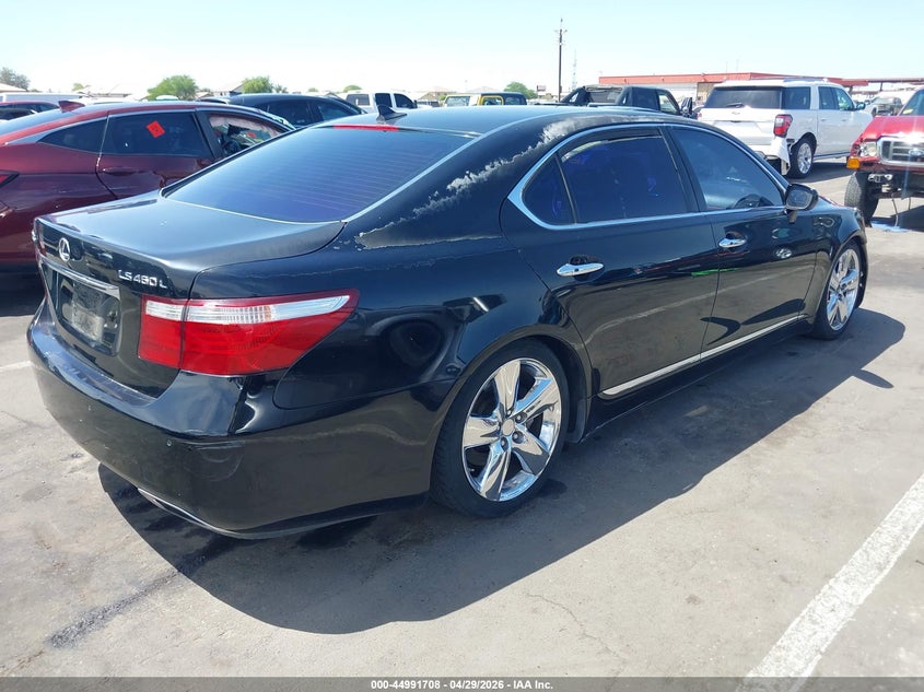 2007 Lexus Ls 460 VIN JTHGL46F575019552 IAAI salvage auction — LEFT FRONT, Salvage (Arizona), sold $950 on 2026-07-07 (photo 4)