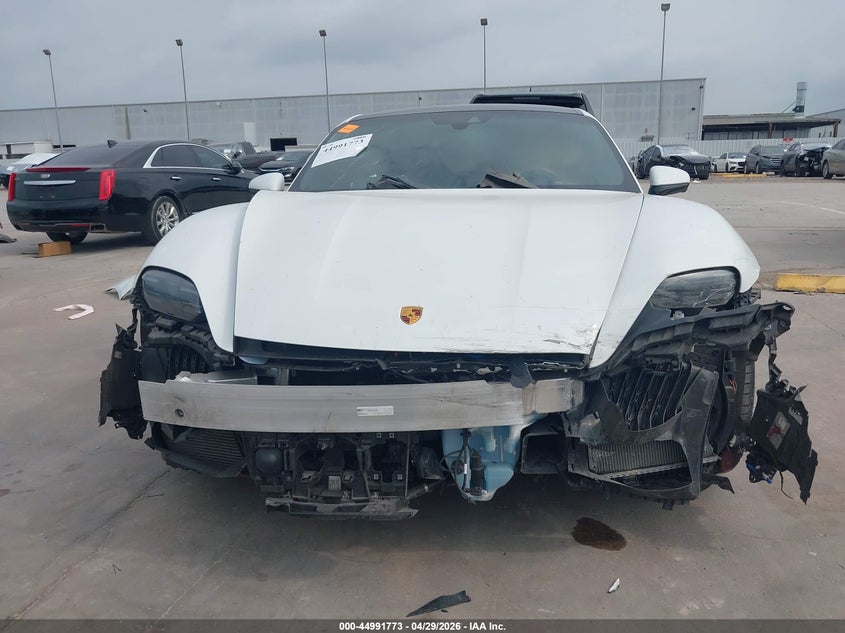 2022 Porsche Taycan VIN WP0AA2Y10NSA14733 IAAI salvage auction — FRONT END, Salvage (Texas), sold $18,125 on 2026-08-13 (photo 6)