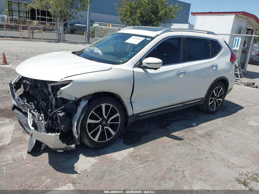 2017 Nissan Rogue VIN JN8AT2MV5HW019833 IAAI salvage auction — FRONT END, Salvage (California), sold $200 on 2026-07-29 (photo 2)