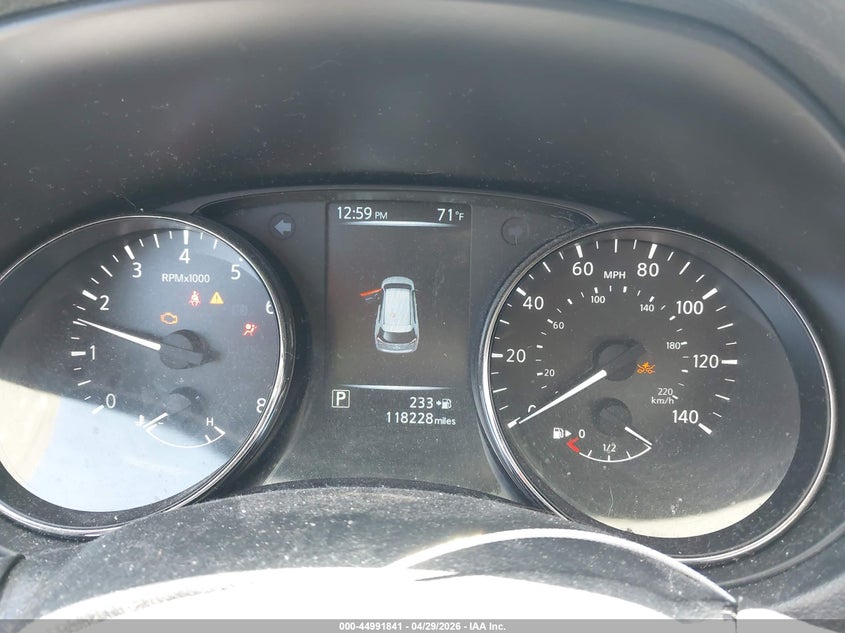 2017 Nissan Rogue VIN JN8AT2MV5HW019833 IAAI salvage auction — FRONT END, Salvage (California), sold $200 on 2026-07-29 (photo 7)