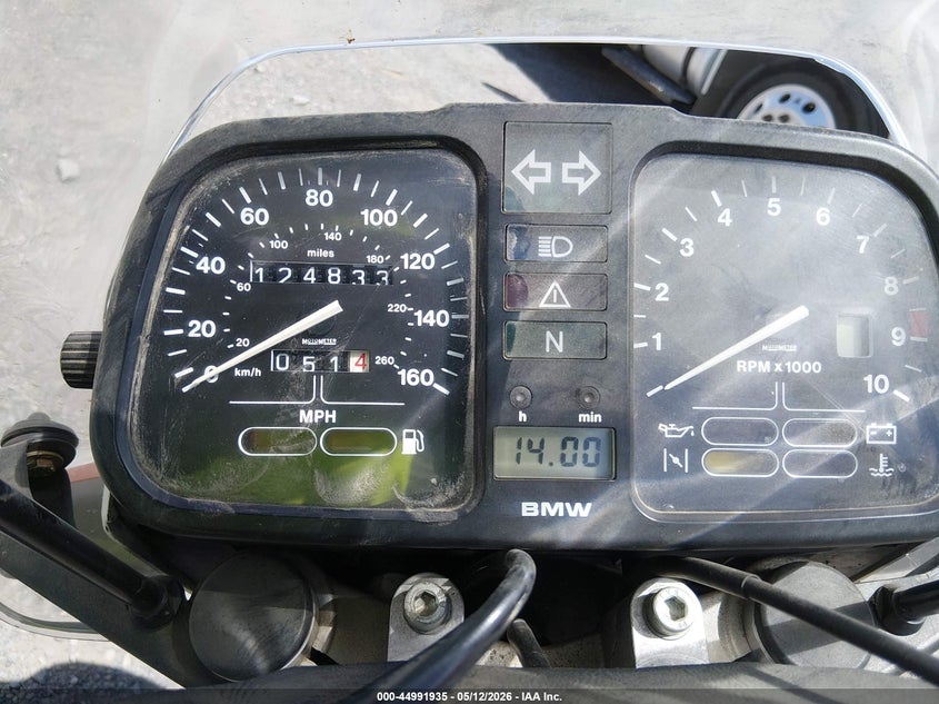 1988 BMW K75 VIN WB1057400J0132551 IAAI salvage auction — NORMAL WEAR, Regular (Nevada), sold $100 on 2026-07-10 (photo 7)