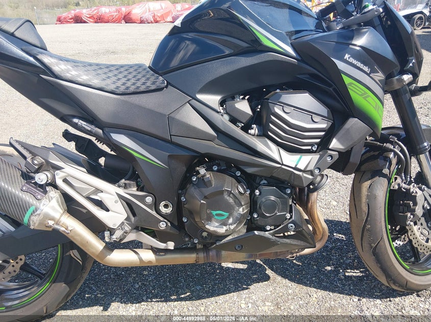2016 Kawasaki Zr VIN JKBZRCB15GDA13231 IAAI salvage auction — LEFT SIDE, Salvage (New Jersey), sold $825 on 2026-07-21 (photo 8)