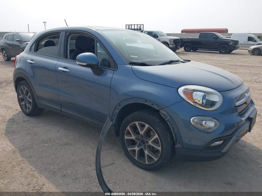 2017 Fiat 500x VIN ZFBCFXCB1HP594301 IAAI salvage auction — LEFT REAR, Original (Texas), sold $1,150 on 2026-08-10 (photo 1)