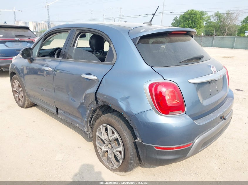 2017 Fiat 500x VIN ZFBCFXCB1HP594301 IAAI salvage auction — LEFT REAR, Original (Texas), sold $1,150 on 2026-08-10 (photo 3)