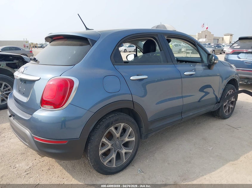 2017 Fiat 500x VIN ZFBCFXCB1HP594301 IAAI salvage auction — LEFT REAR, Original (Texas), sold $1,150 on 2026-08-10 (photo 4)