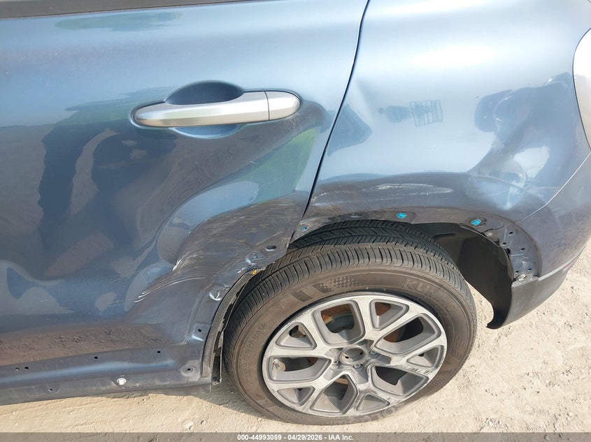 2017 Fiat 500x VIN ZFBCFXCB1HP594301 IAAI salvage auction — LEFT REAR, Original (Texas), sold $1,150 on 2026-08-10 (photo 6)