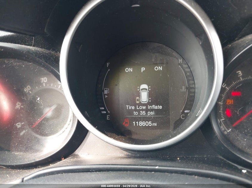 2017 Fiat 500x VIN ZFBCFXCB1HP594301 IAAI salvage auction — LEFT REAR, Original (Texas), sold $1,150 on 2026-08-10 (photo 7)