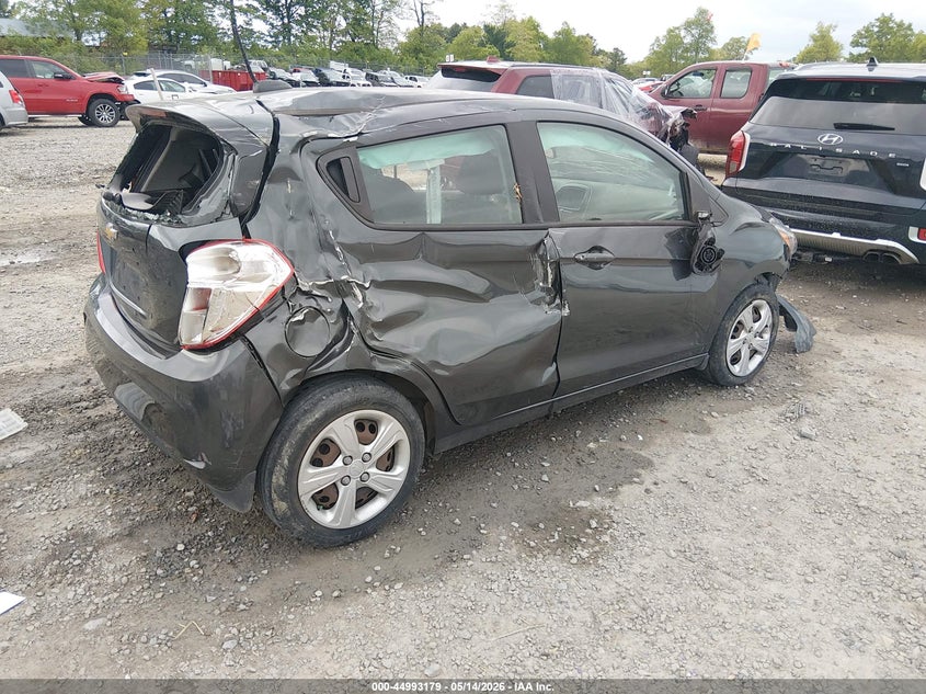 2020 Chevrolet Spark VIN KL8CB6SA4LC412482 IAAI salvage auction — ROLLOVER, Non-Repairable Certificate (West Virginia), sold $200 on 2026-07-15 (photo 4)