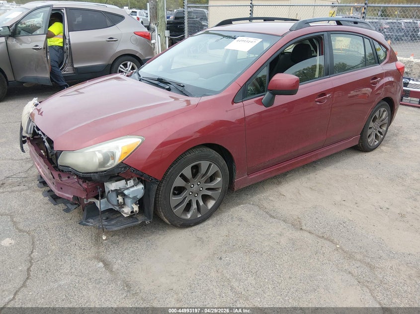 2014 Subaru Impreza VIN JF1GPAL66E8278450 IAAI salvage auction — FRONT END, Salvage Title, sold $350 on 2026-07-23 (photo 2)