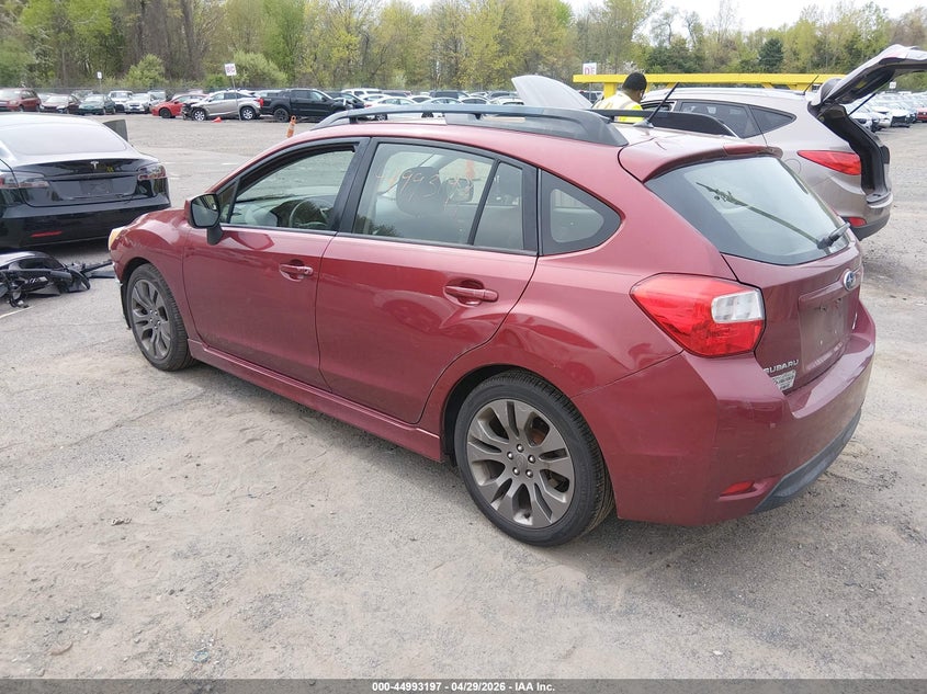 2014 Subaru Impreza VIN JF1GPAL66E8278450 IAAI salvage auction — FRONT END, Salvage Title, sold $350 on 2026-07-23 (photo 3)