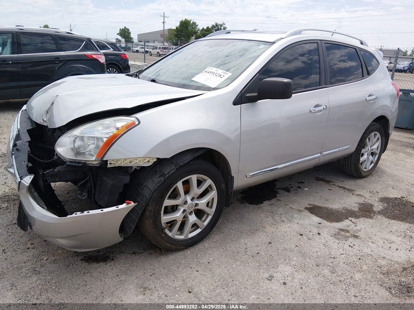 2013 Nissan Rogue VIN JN8AS5MV4DW625025 IAAI salvage auction — FRONT END, Salvage Title, sold $25 on 2026-07-28 (photo 2)