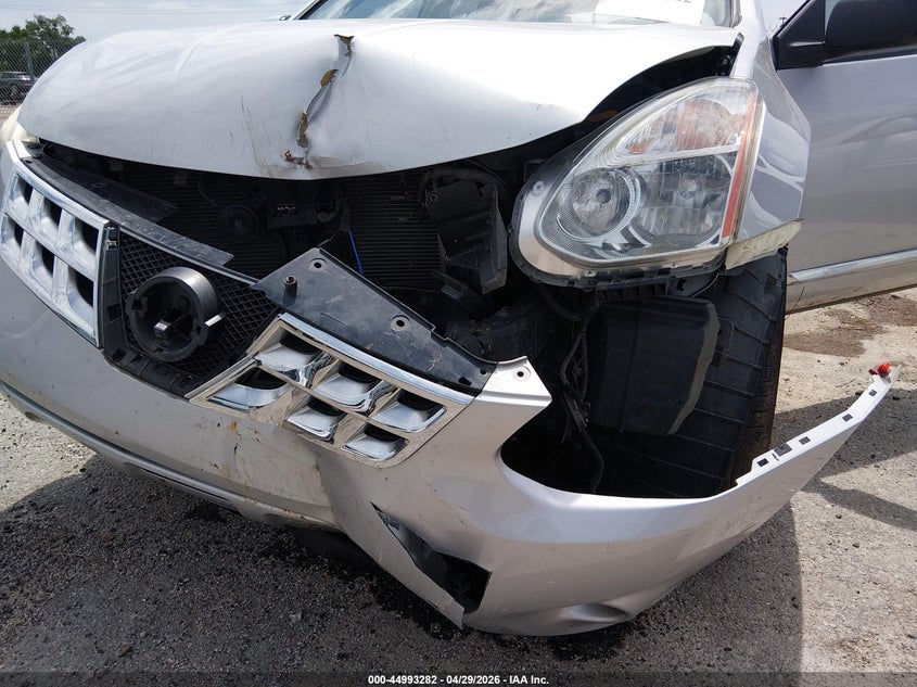 2013 Nissan Rogue VIN JN8AS5MV4DW625025 IAAI salvage auction — FRONT END, Salvage Title, sold $25 on 2026-07-28 (photo 6)