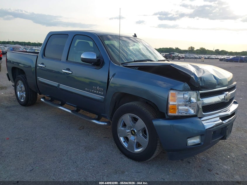 2011 Chevrolet Silverado 1500 VIN 3GCPCSE09BG284950 IAAI salvage auction — FRONT END, Original (Texas), sold $3,250 on 2026-07-10 (photo 1)