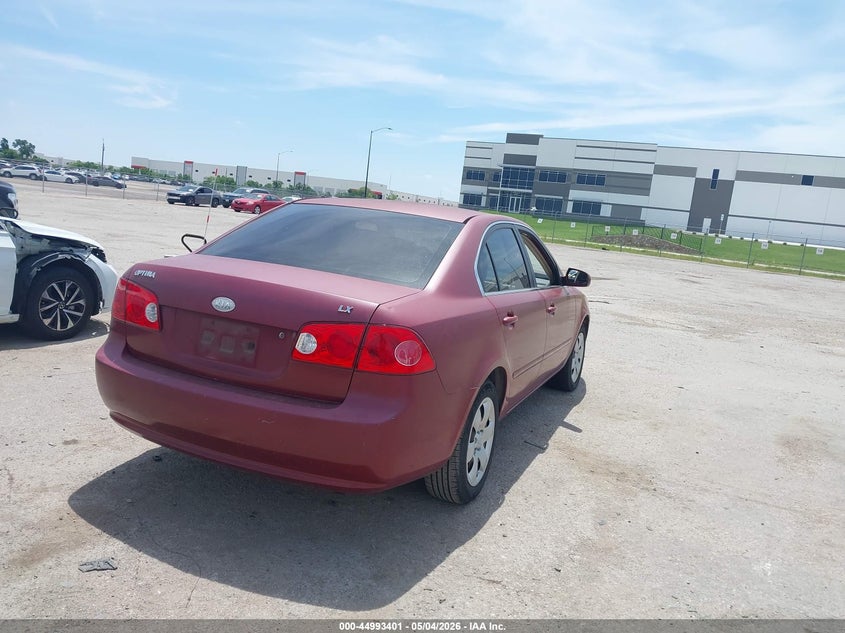 2008 Kia Optima VIN KNAGE123385217986 IAAI salvage auction — FRONT END, Salvage (Texas), sold $250 on 2026-07-21 (photo 4)