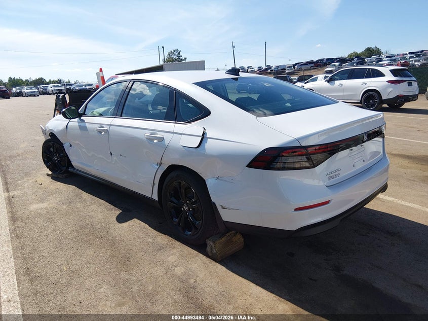 2025 Honda Accord VIN 1HGCY1F41SA090019 IAAI salvage auction — LEFT FRONT, Salvage (Mississippi), sold $8,800 on 2026-07-25 (photo 3)
