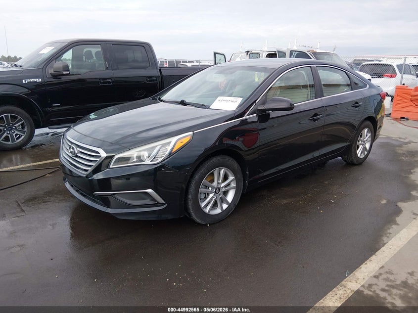 2017 Hyundai Sonata VIN 5NPE24AF2HH490837 IAAI salvage auction — THEFT, Salvage Title, sold $975 on 2026-07-09 (photo 2)