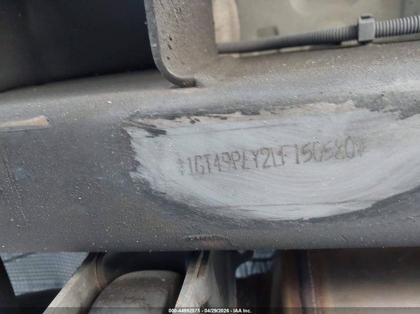 2020 Gmc SIERRA VIN 1GT49PEY2LF150580 IAAI salvage auction — UNKNOWN, Clear - Dealer Only (California), sold $12,600 on 2026-07-29 (photo 8)